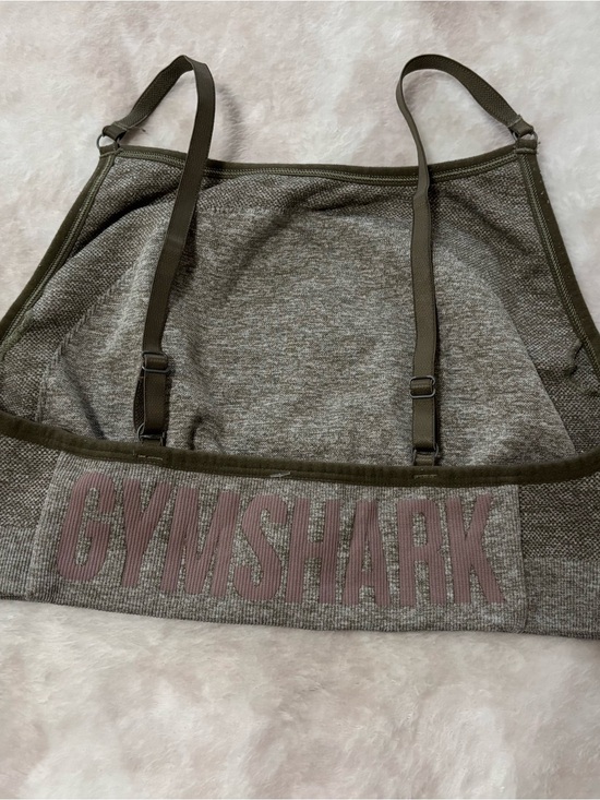 Gymshark Other - Gymshark Olive Green & Mauve Branded Sports Bra Size S/M